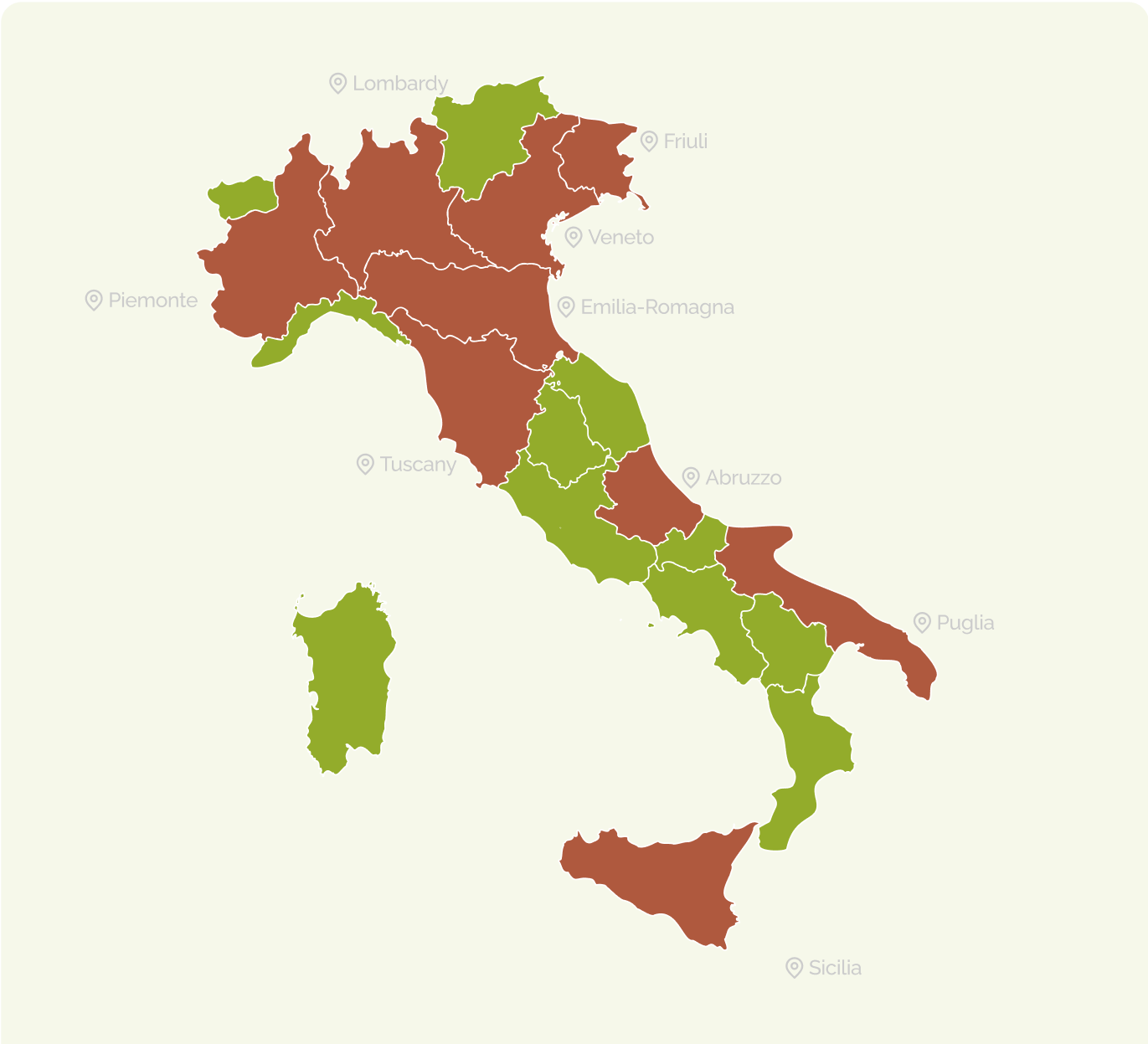 atrapooc wine distribution italian map wine regions